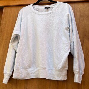 CLOSE OUT SALE: JCrew Baby Blue 100% Cotton Sweatshirt - Size Small